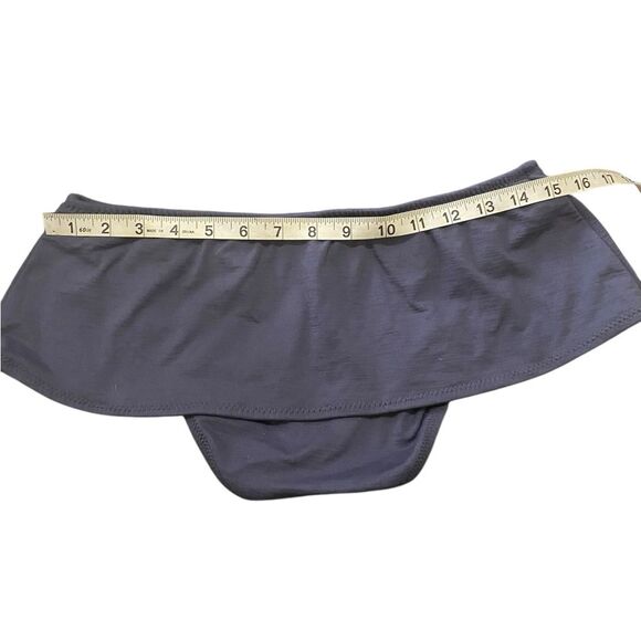 Rare Betsey Johnson Y2K Crochet Gray Cabaret 3 Piece Bikini Set SZ Medium Retro - Picture 14 of 15